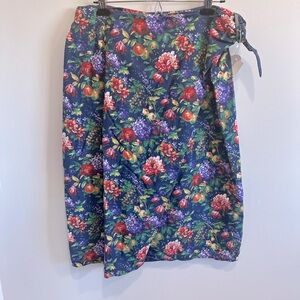 vintage lady footlocker wrap skirt made in canada